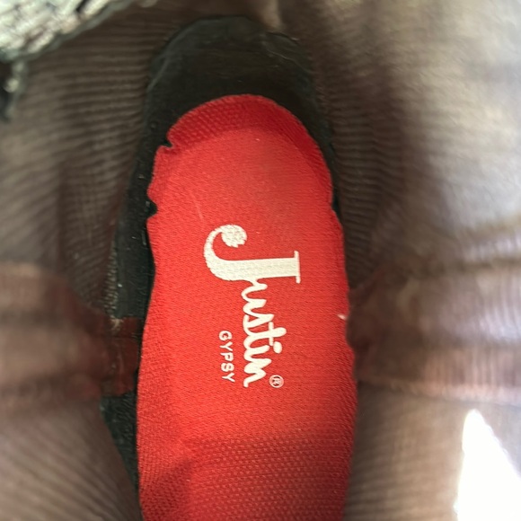 Justin Boots Brown Heeled Boots (Midi boots) - Picture 6 of 15